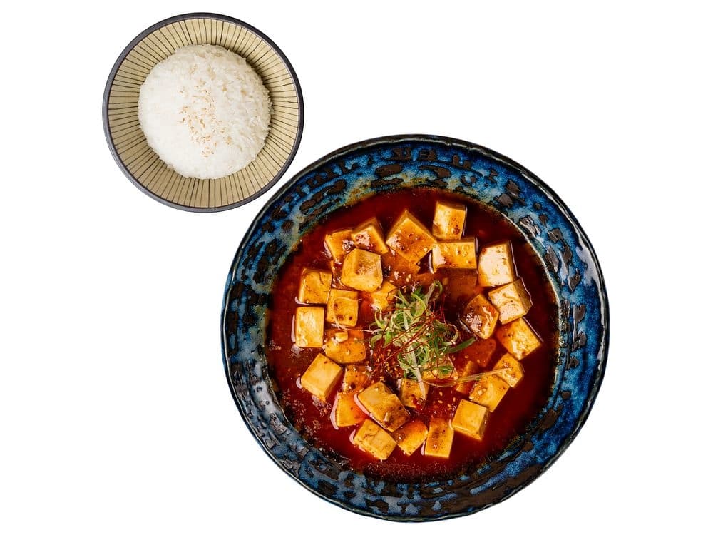 Vegan Mapo Tofu with Udon