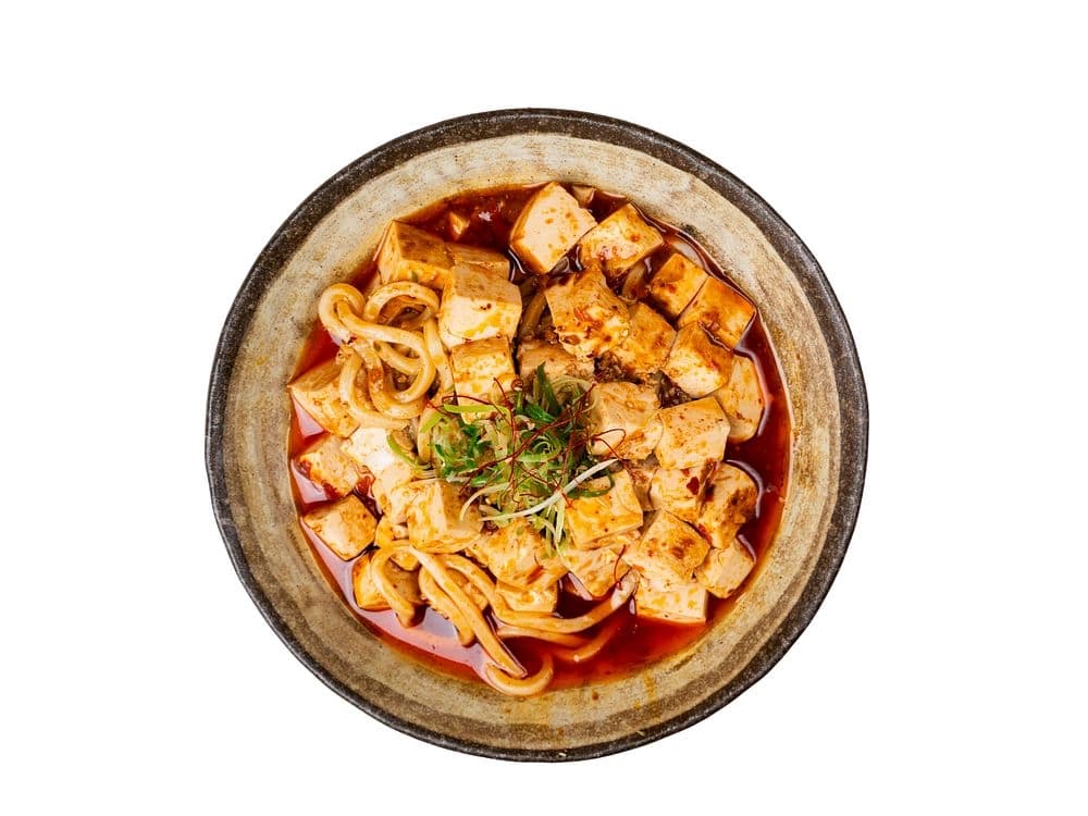 Vegan Mapo Tofu, Udon
